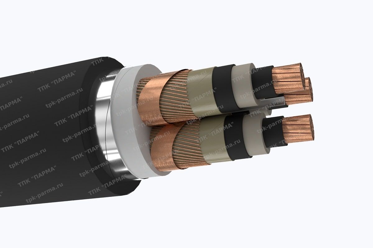 Кабель ПвБВнг(B)-LS 3х240/120 - 35кВ